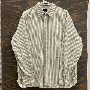 Vintage Y2K J.Crew Men’s Large 16-16.5 Striped Button-Down Shirt 100% Cotton